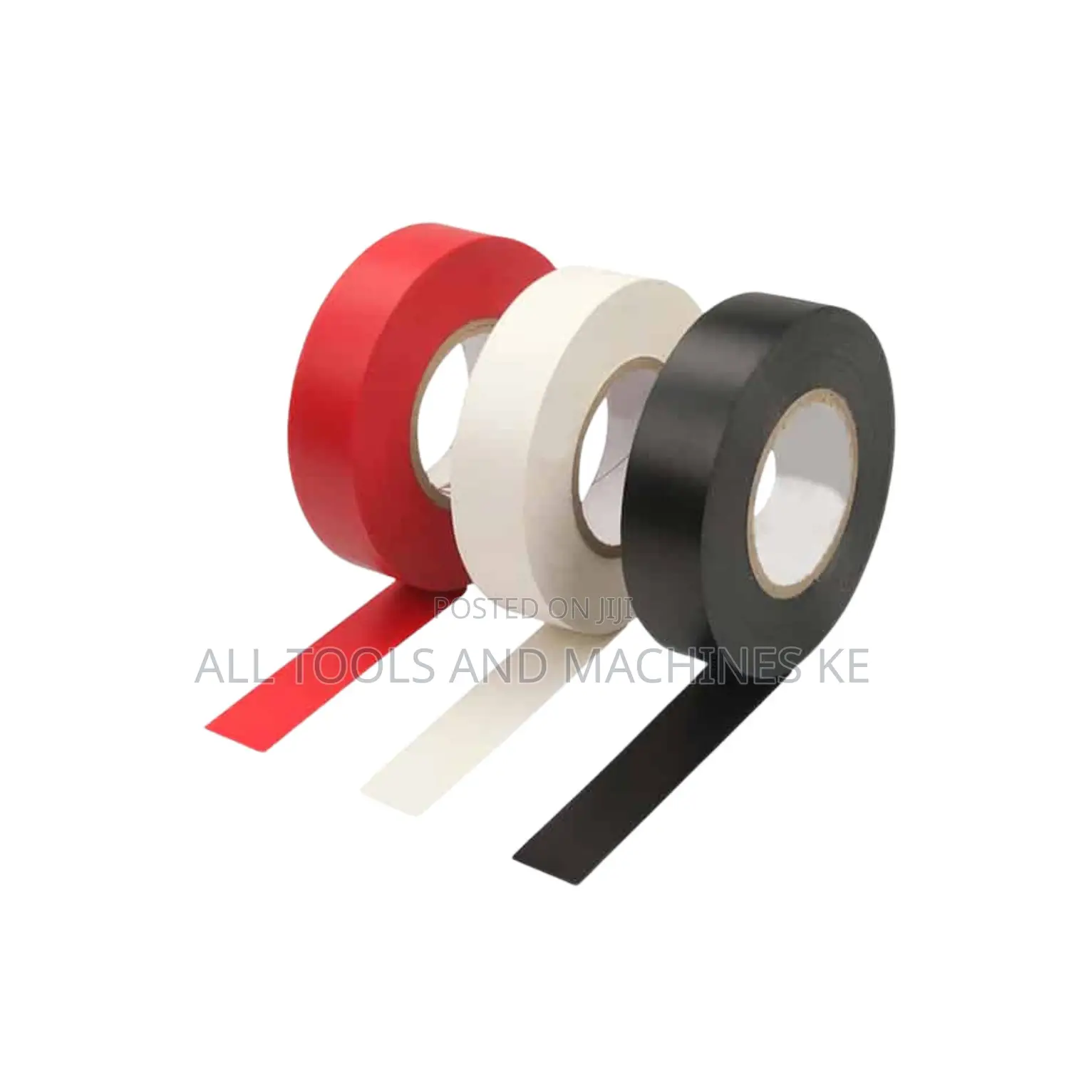 Durable TOLSEN PVC Insulating Tape Red 19mm – 9.15m CE Approved