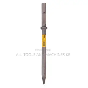 DEWALT HEX CHISEL POINTED 400mm Durable and Powerful Concrete Chisel