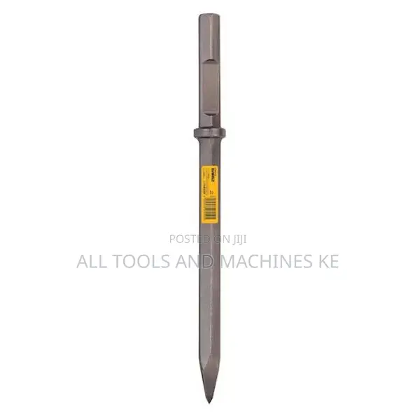 DEWALT HEX CHISEL POINTED 400mm Durable and Powerful Concrete Chisel