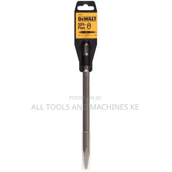 DEWALT CHISEL POINTED 250mm Durable Powerful Masonry Tool
