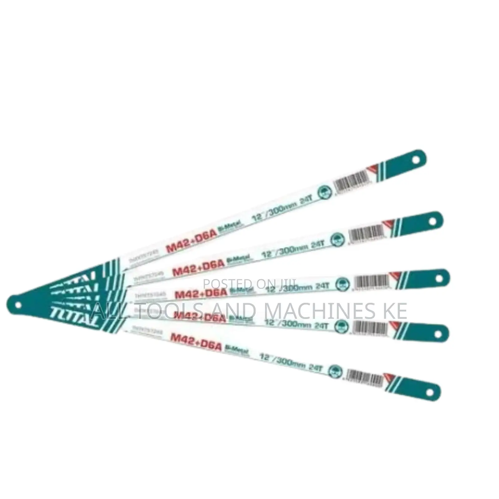 Total Bi-Metal Hacksaw Blade 5PCS Set THTKT57245