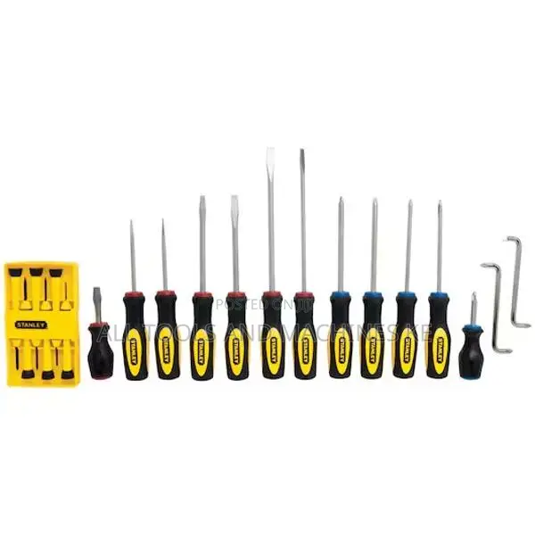 STANLEY 20 PCS Screwdriver Set Durable Ergonomic Tool Kit
