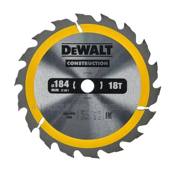DEWALT CIRCULAR SAW BLADE 184X16MM 18T AC Powerful Durable Tool