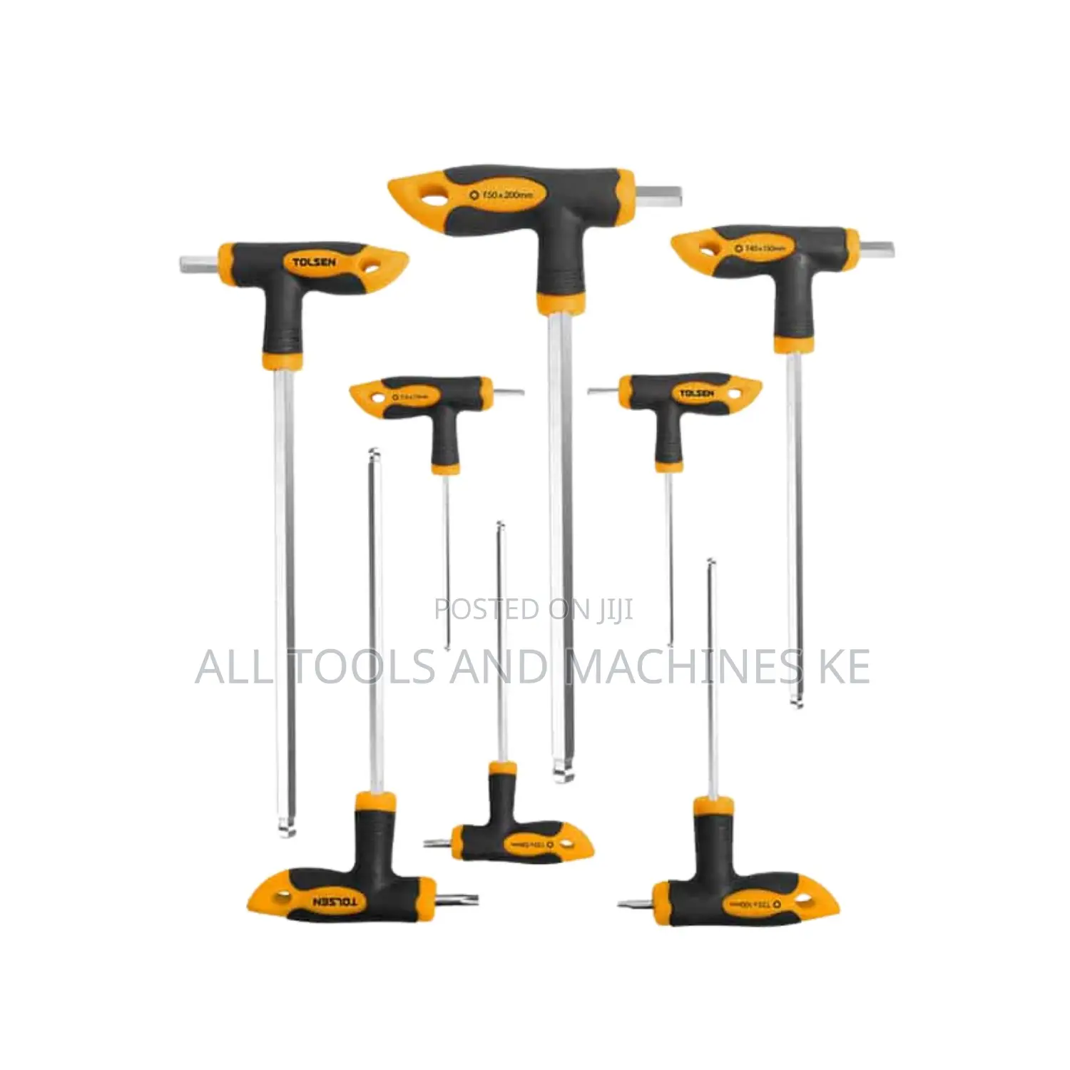 TOLSEN 8PCS TORX T-HANDLE SCREWDRIVERS SET Ultimate Heavy-Duty
