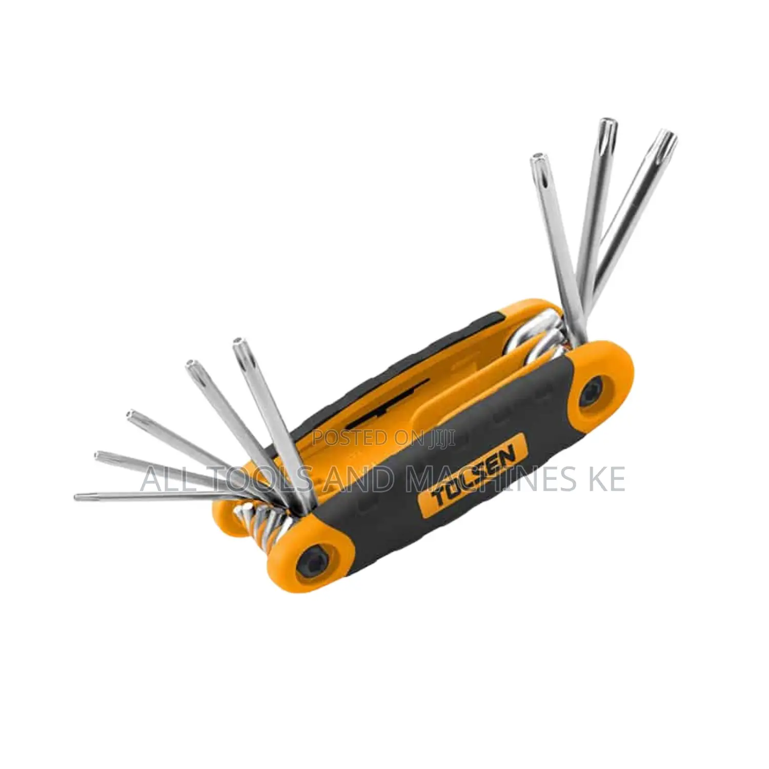 TOLSEN 8PCS Folding Torx Hex Key Set