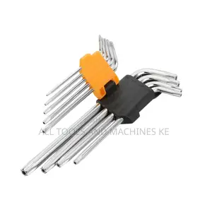 TOLSEN 9PCS Torx Long Arm Hex Key Set T10-T50 CrV