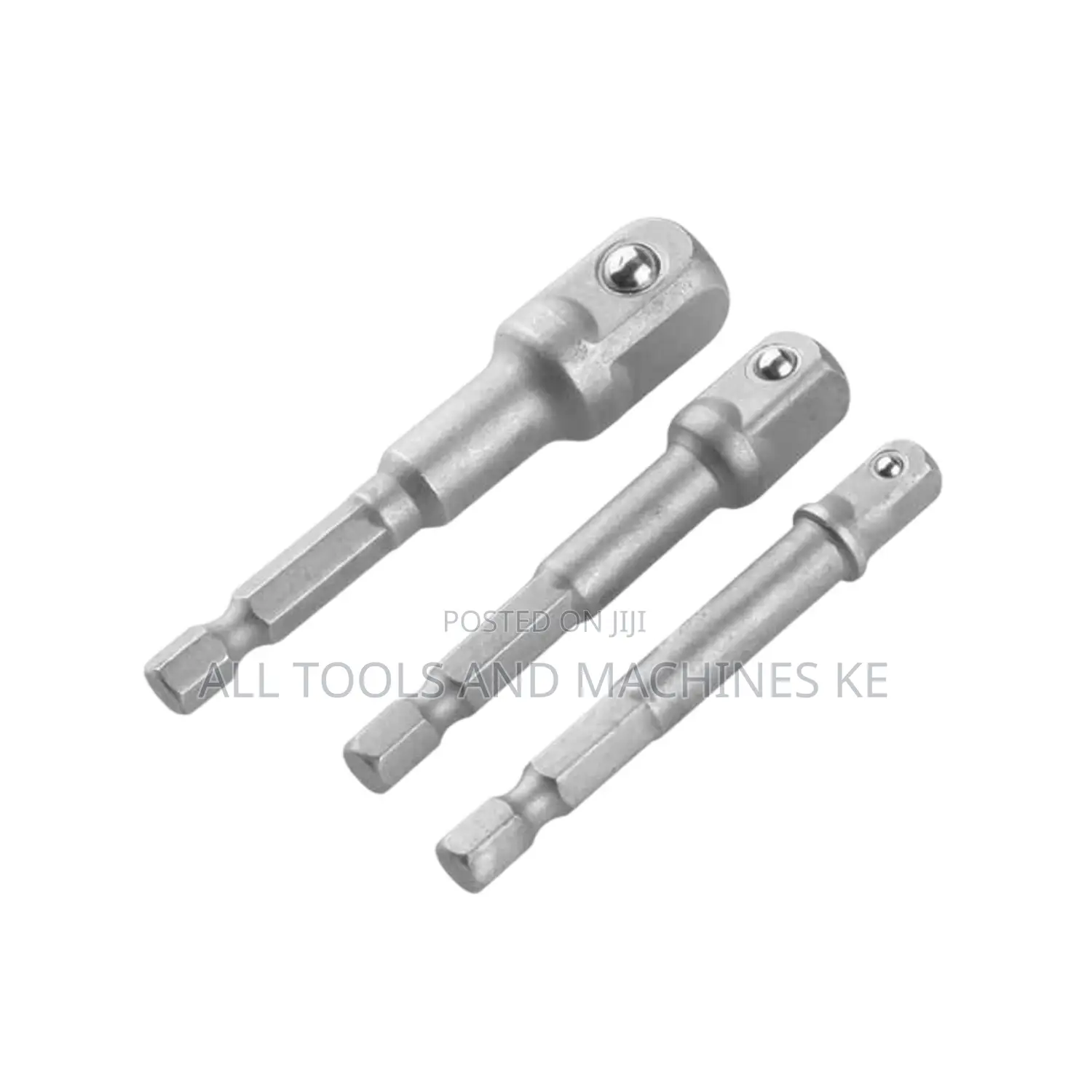 TOLSEN 3PCS Socket Adaptor Set 1/4 3/8 1/2