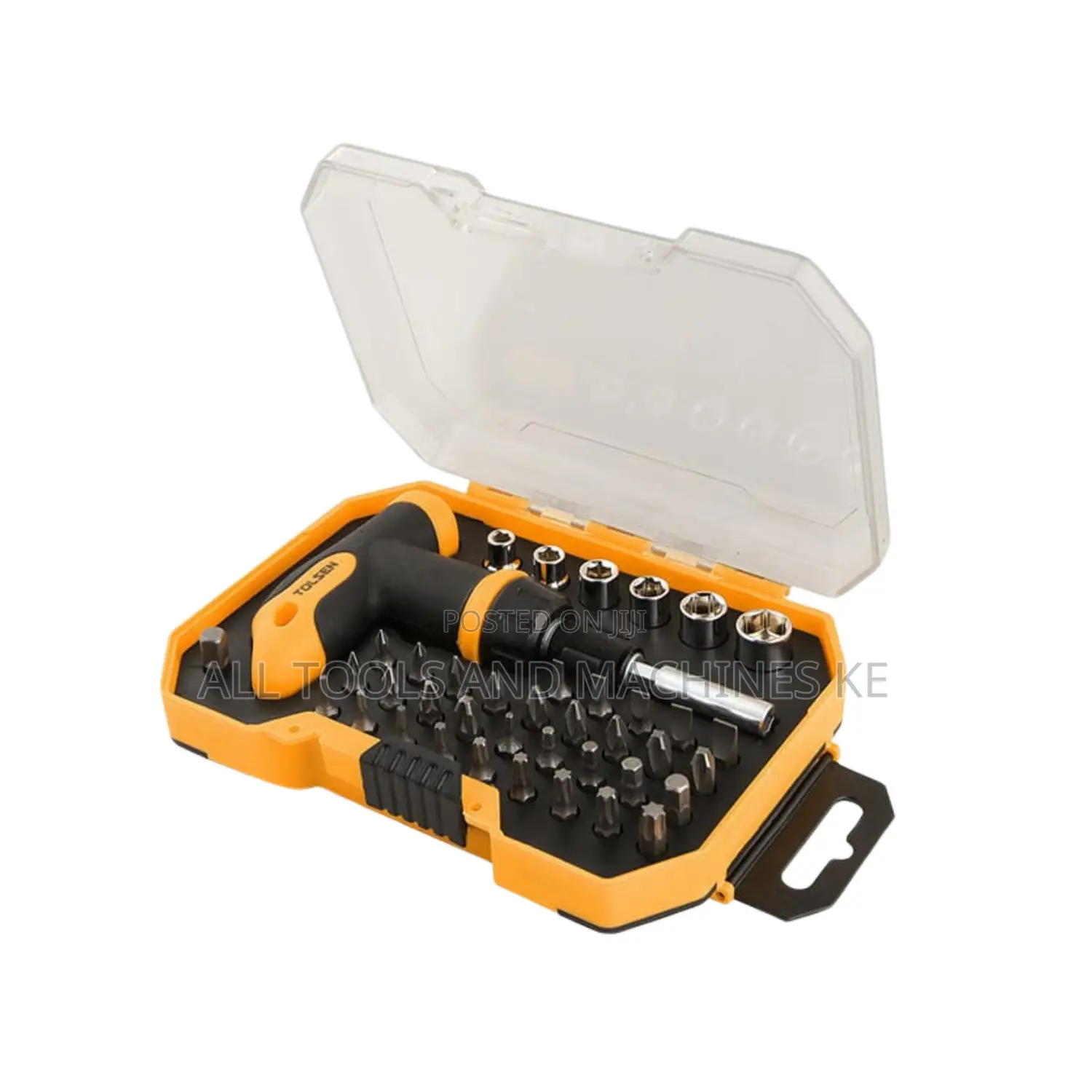 TOLSEN 41PCS Bits & Sockets Set Ultimate Heavy-Duty Professional Hand