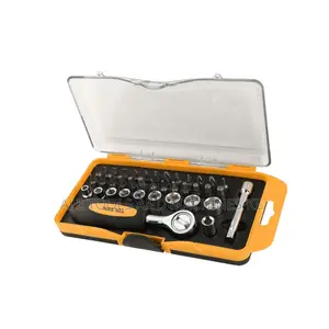 TOLSEN 38PCS Bits & Sockets Set – Ultimate Heavy-Duty Professional