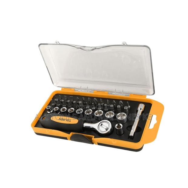 TOLSEN 38PCS Bits & Sockets Set – Ultimate Heavy-Duty Professional