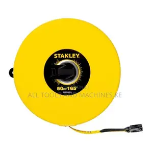 Stanley 50M Fiberglass Yellow Tape Measure Durable High Visibility