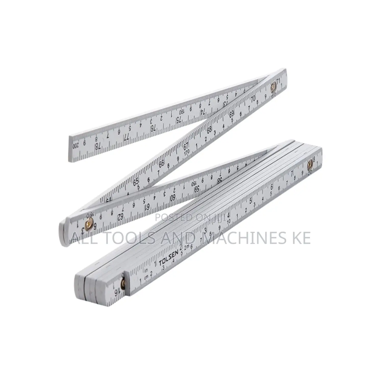 TOLSEN FOLDING RULER 2m ABS BODY WITH Strong Durable SPRING