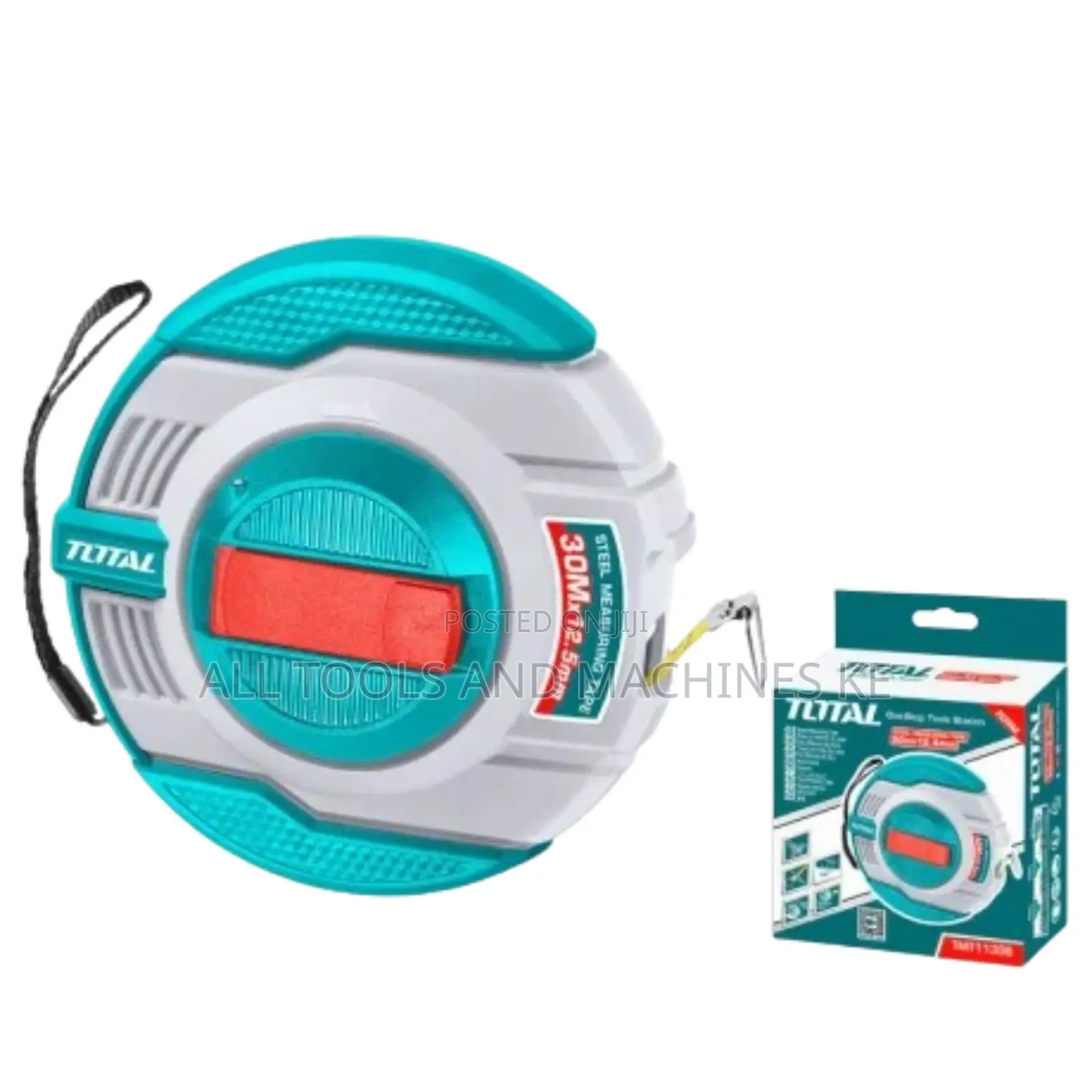 TOTAL Steel Measuring Tape TMT11306