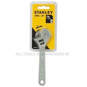 Stanley Adjustable Wrench 150mm Powerful Precision Chrome Tool