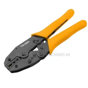 TOLSEN Industrial Ratchet Crimping Pliers 8.7 Inch