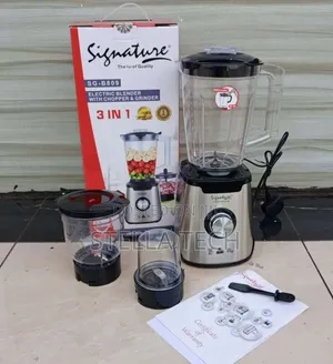 Signature 3in1 Electric BLENDER With GRINDER (600W Super Powerful)