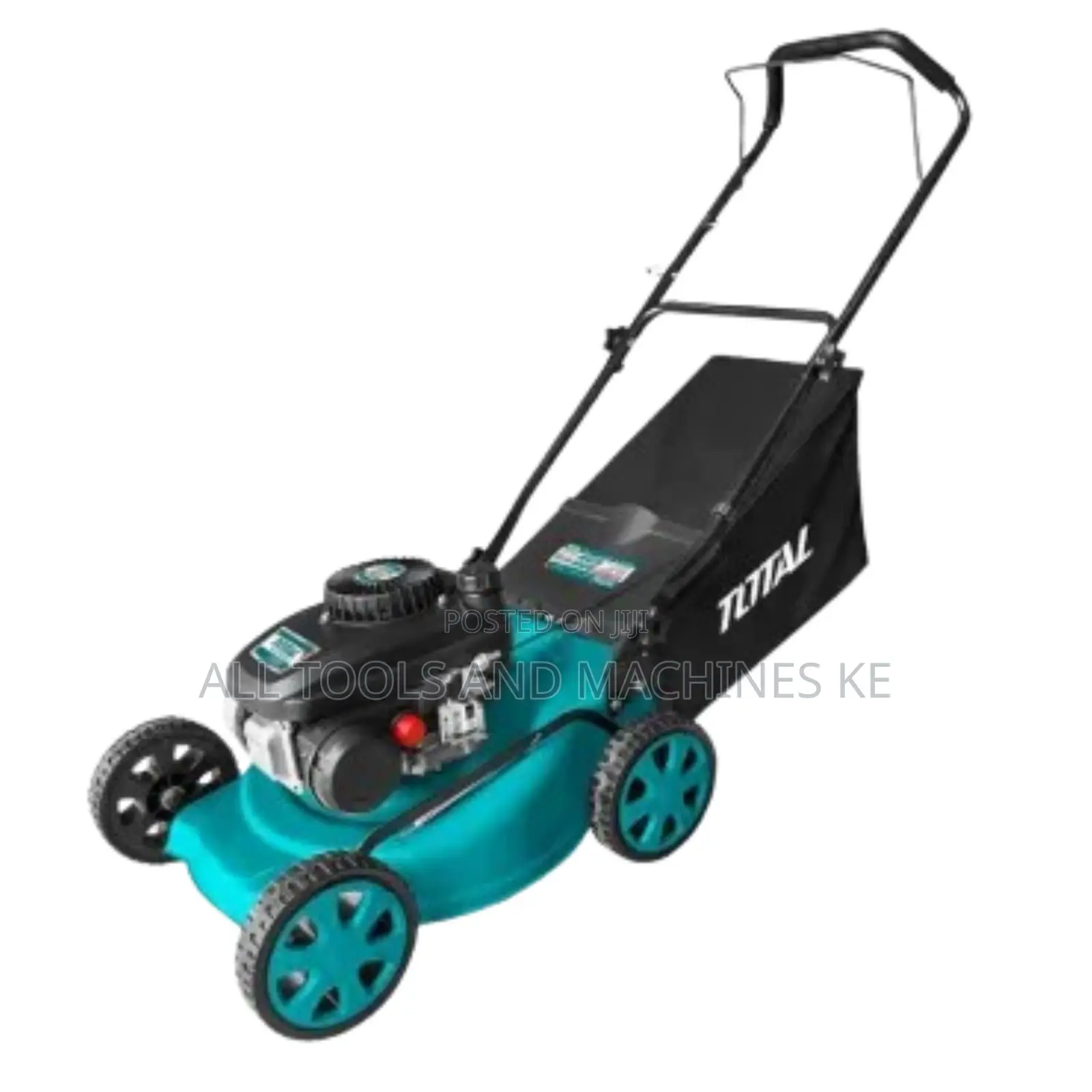 TOTAL Gasoline Lawn Mower 4HP TGT141181 Powerful Hand Push Steel Deck