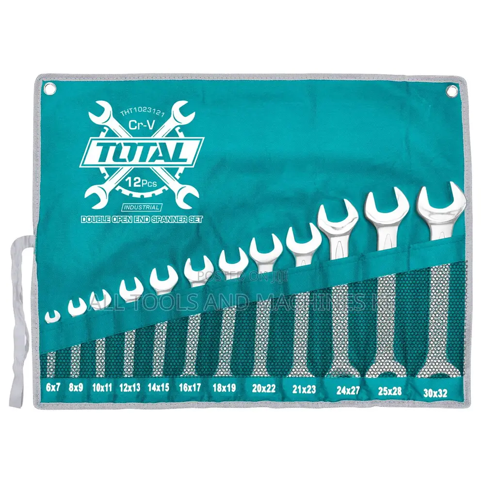 12 Pcs Double Open End Spanner Set THT1023121