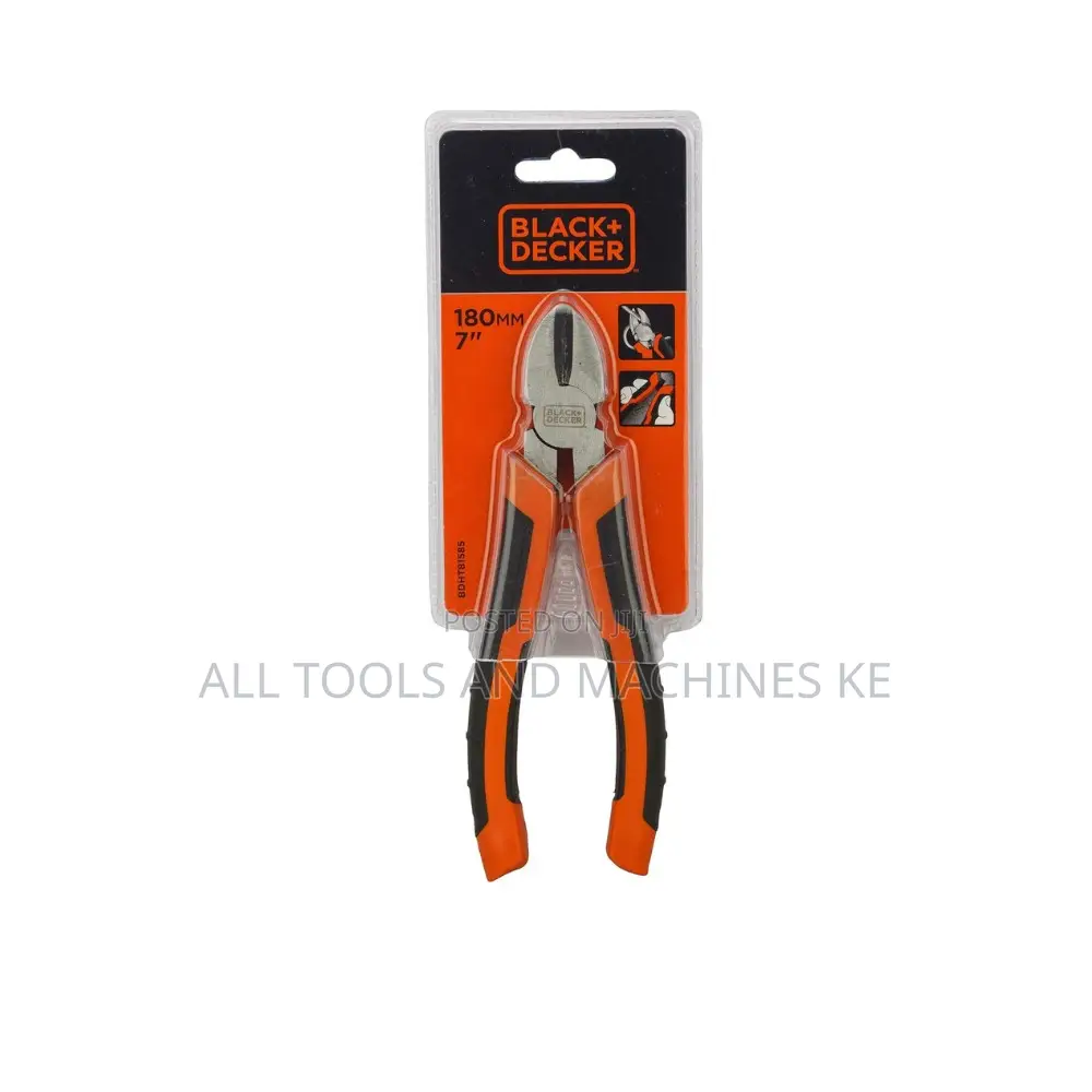 BLACK AND DECKER 180MM DIAGONAL CUTTING PLIERS Ultimate ERGONOMIC HAND
