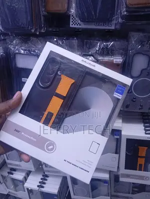 Rayaka Leather Phone Case With a Strap , for the Galaxy Z Fold 7.