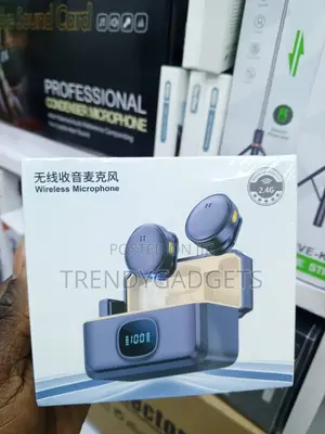Q8 Wireless Lapel Microphone 2.4G With Dual Mini Transmitters