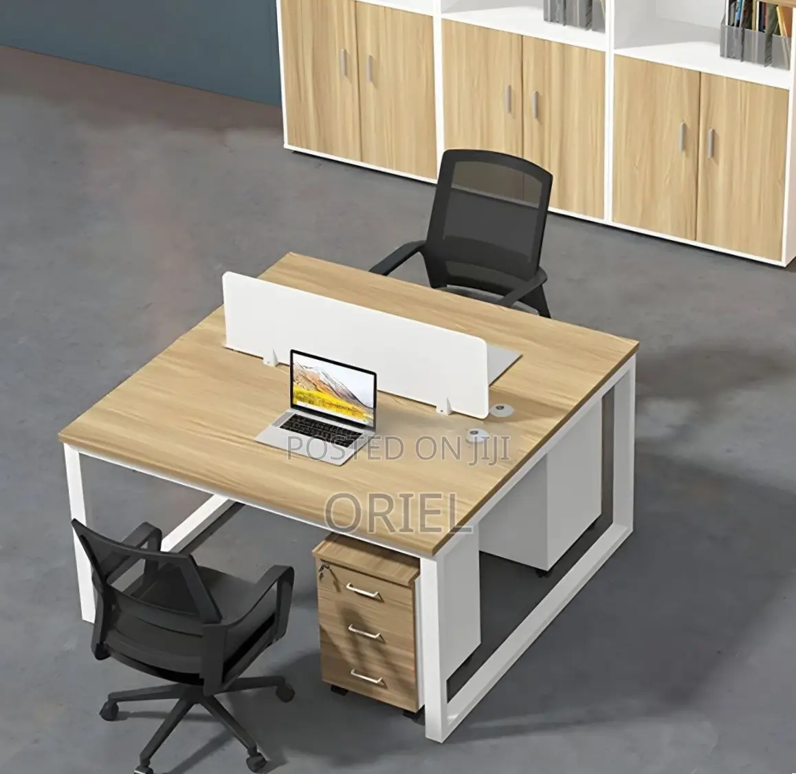 Office Workstation : 2-Seater Office Workstation Setup