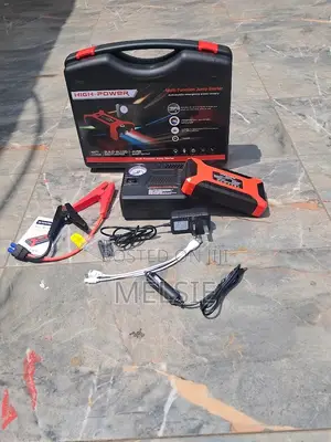 Car Jump Starter 12V With Built-in Air Compressor Emergency Power