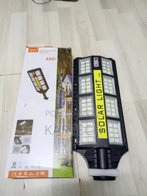 JSOT 400W Solar Street Light – IP66 Outdoor LED Lamp