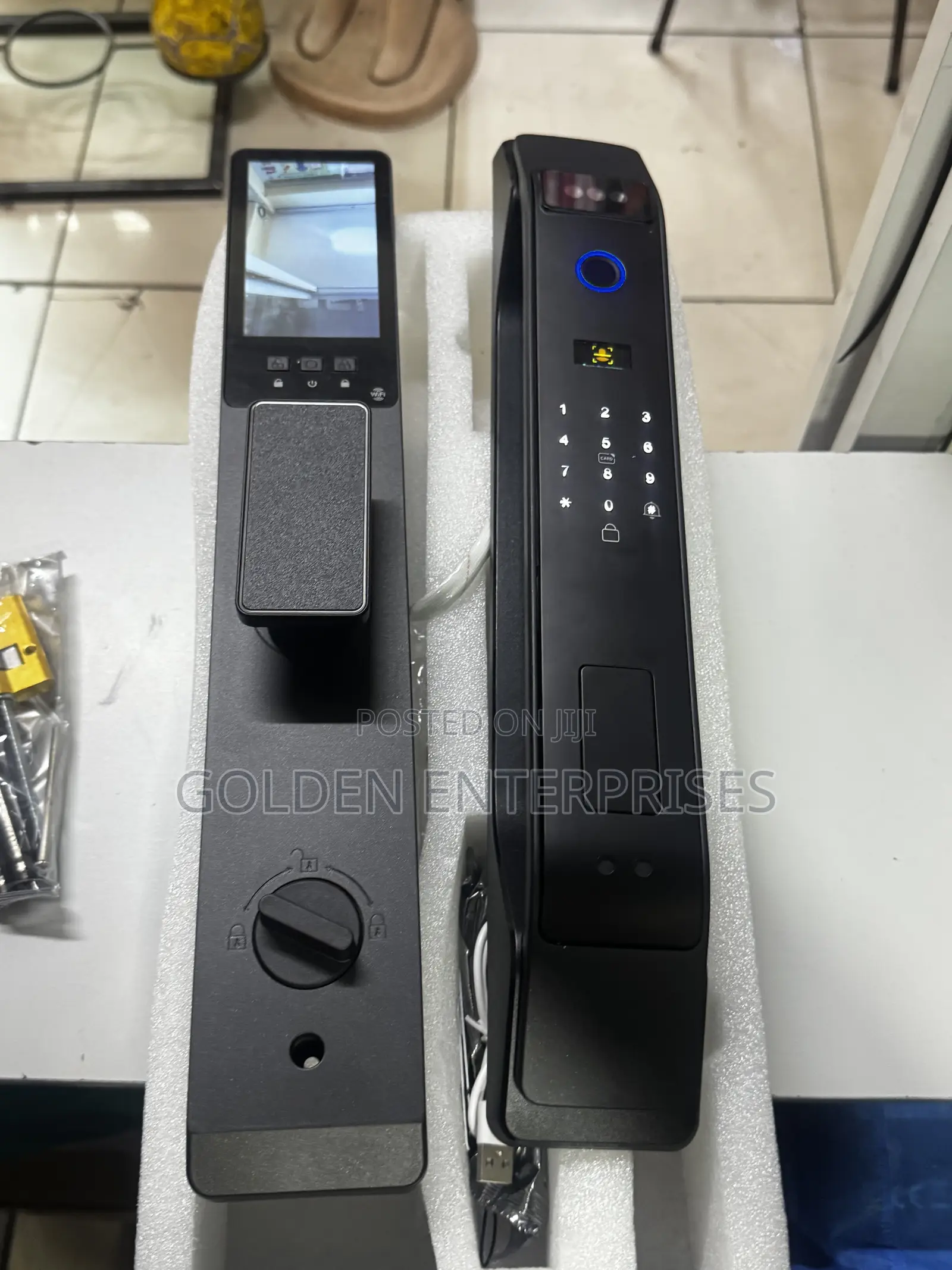 Advanced Home Security Lock With Camera, Intercom Fingerprint Access