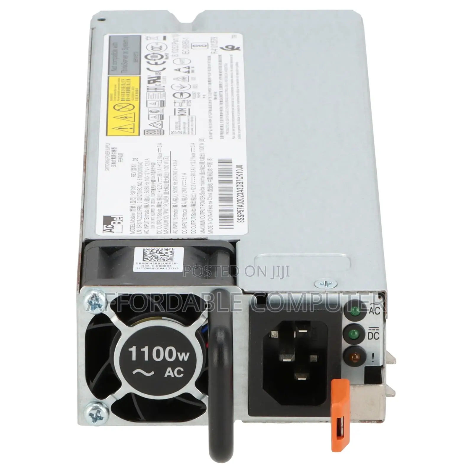 ThinkSystem 1100W 230V Titanium Hot-Swap Gen2 Power Supply