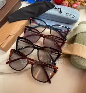 Full Set ( Glasses , Case Wipe Cloth ) BLUE BLOCK + PHOTOCROMATIC