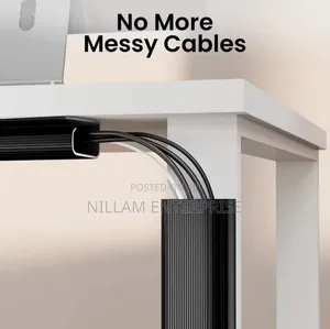 PVC Under-Desk Cable Management Tray 40cm