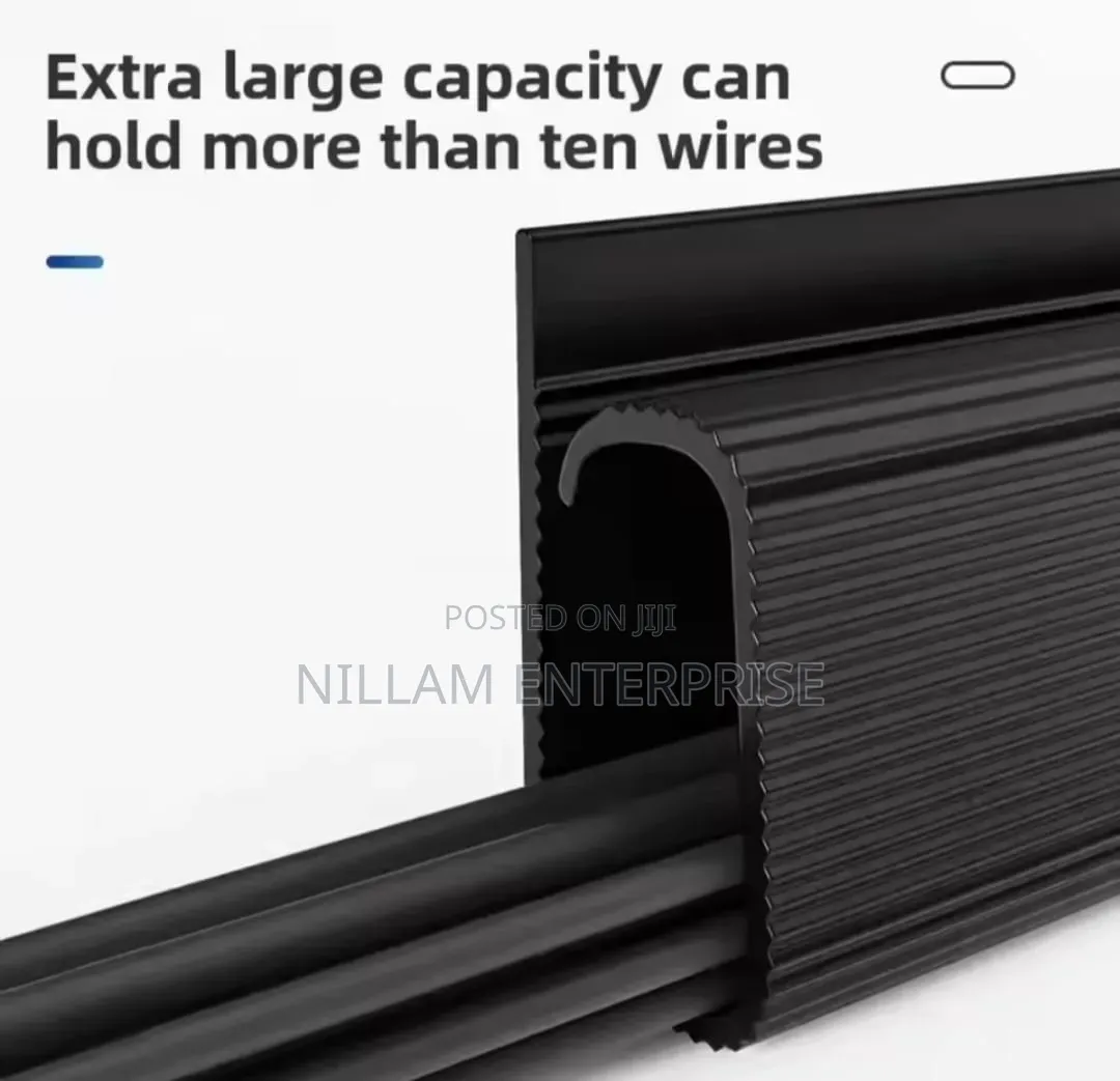 PVC Under-Desk Cable Management Tray 40cm