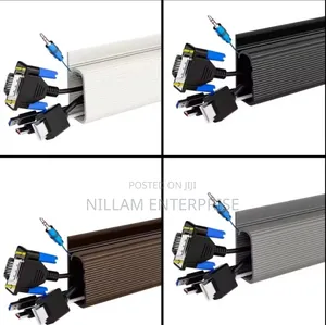 PVC Under-Desk Cable Management Tray 40cm