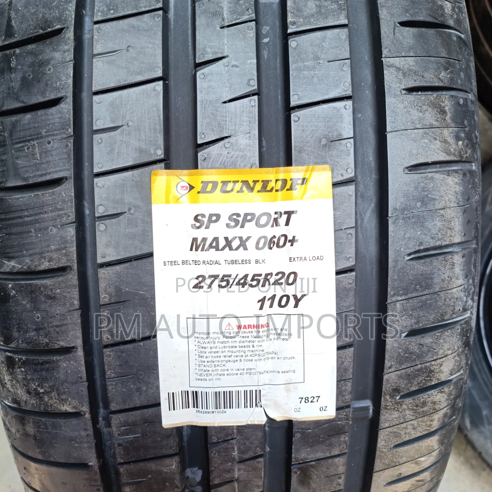 Dunlop Tires 275/45r20