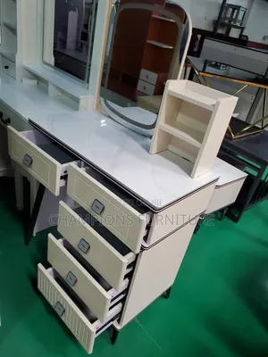 LuxeGlow LED Mirror Dressing Table