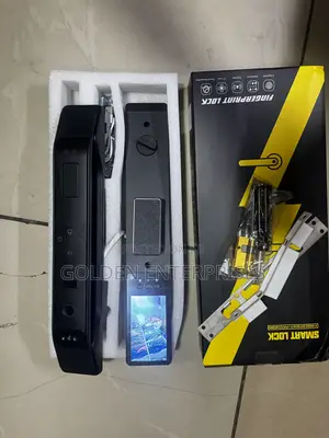 Premium Digital Door Lock With Camera, Fingerprint Password Entry