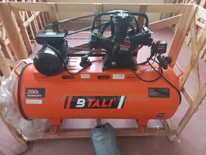 Btali 200 LTRS Belt Driven Compressor 3 Piston 4hp Motor
