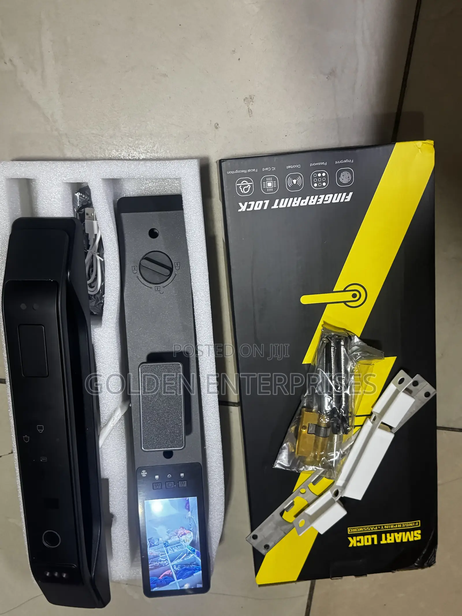 Ultra-Secure Smart Lock With Camera, PIN Code Fingerprint Unlock