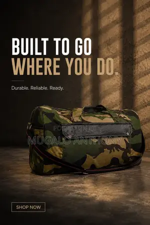 Millitary Inspired Duffle Bag