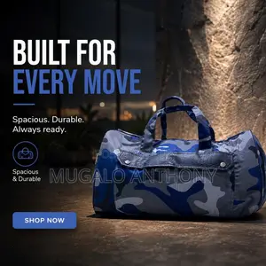 Millitary Inspired Duffle Bag