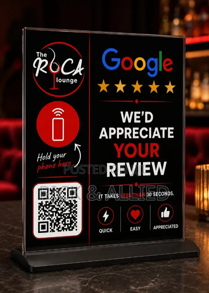 Custom NFC Google Review Cards