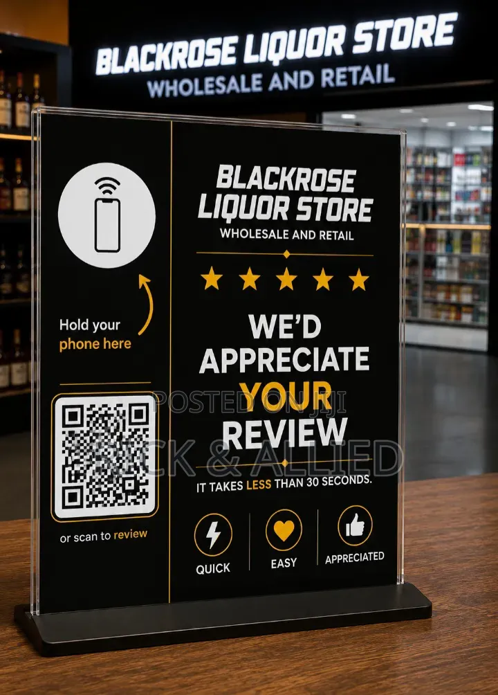 Custom NFC Google Review Cards