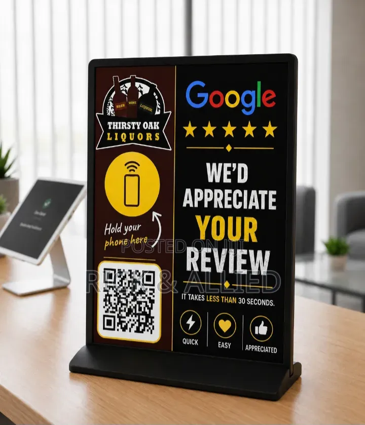 Custom NFC Google Review Cards