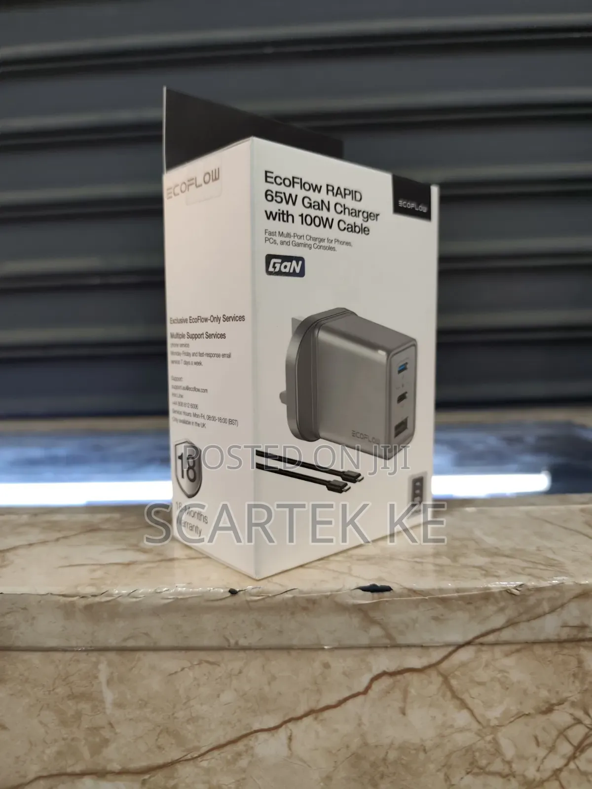 EcoFlow Rapid 65W GaN Charger 100W Cable