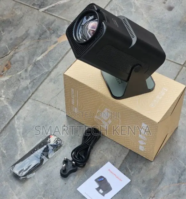 HY320 Mini LED Smart Projector With Android Wireless Connectivity