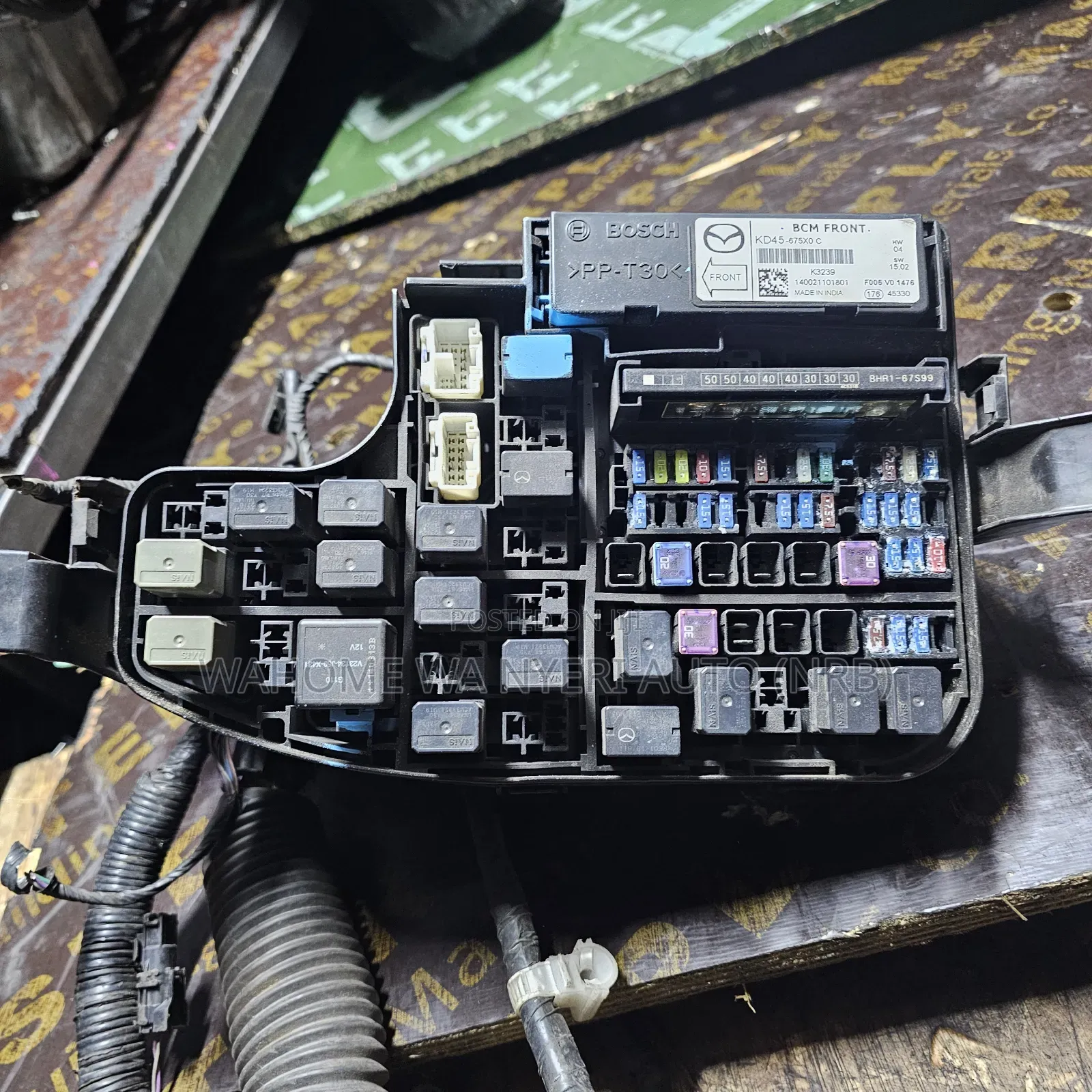 Mazda Axela Fusebox