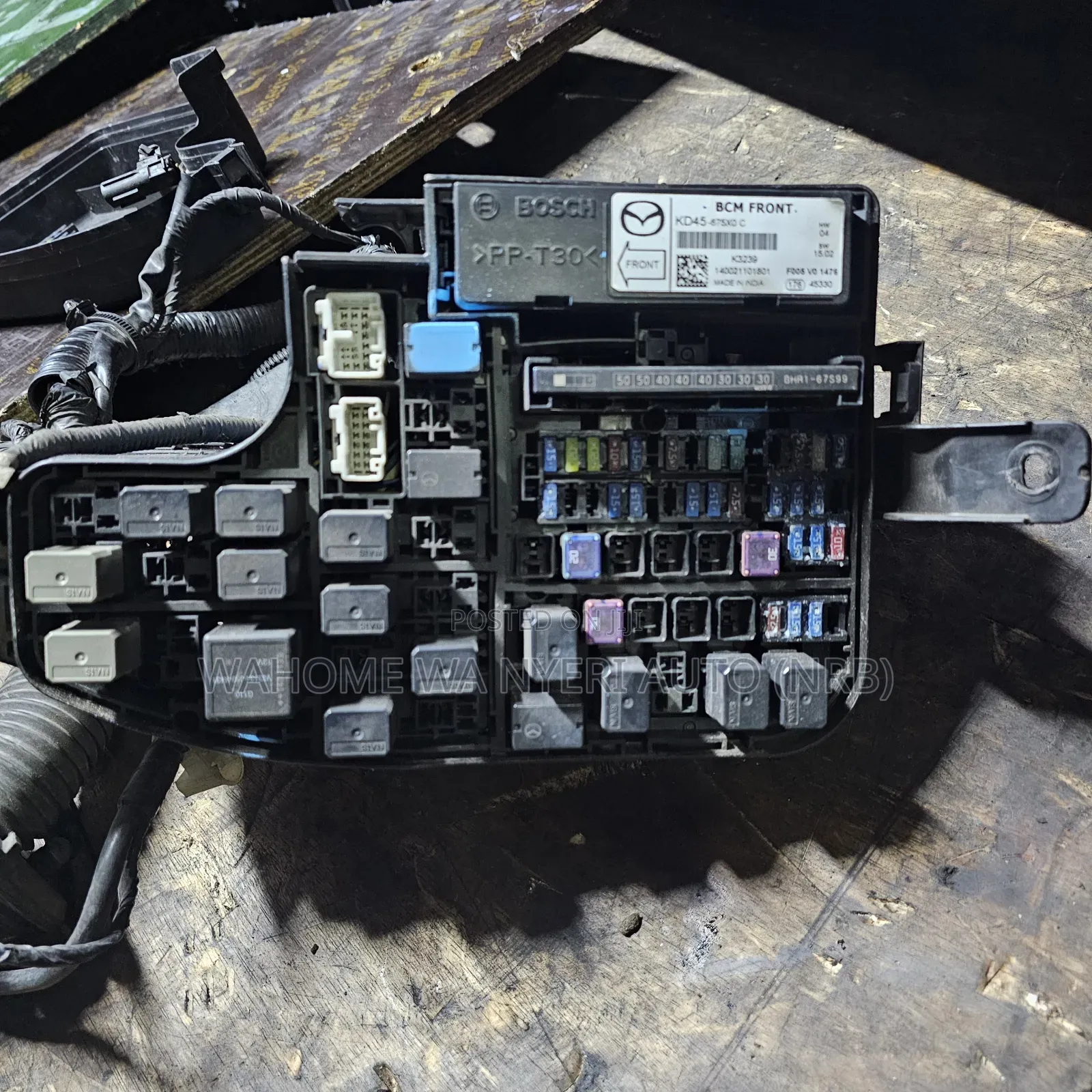 Mazda Axela Fusebox