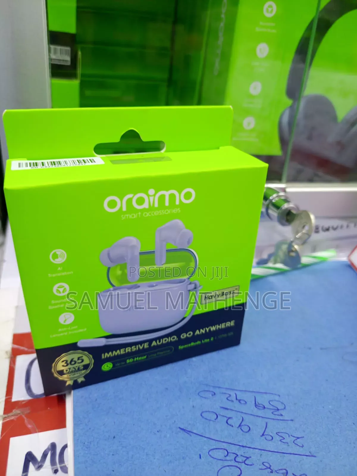 Oraimo SpaceBuds Lite 2 Wireless Earbuds – Bluetooth 6.0, 50H Playtime