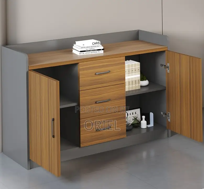 Office Credenza : Wooden Credenza Filing Cabinet With Lockers